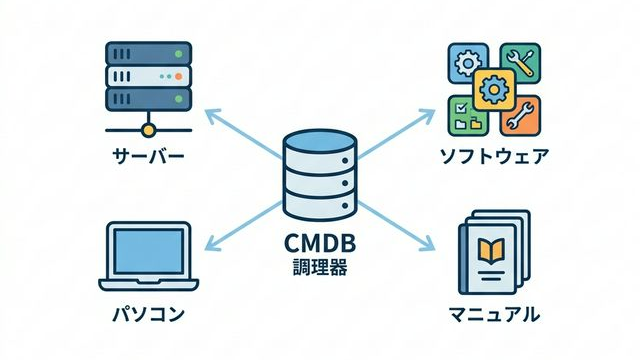 構成アイテムの紐付け管理イメージ