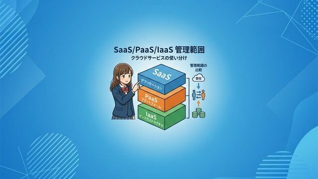 SaaS・PaaS・IaaS：管理範囲の違いをピザに例えて解説