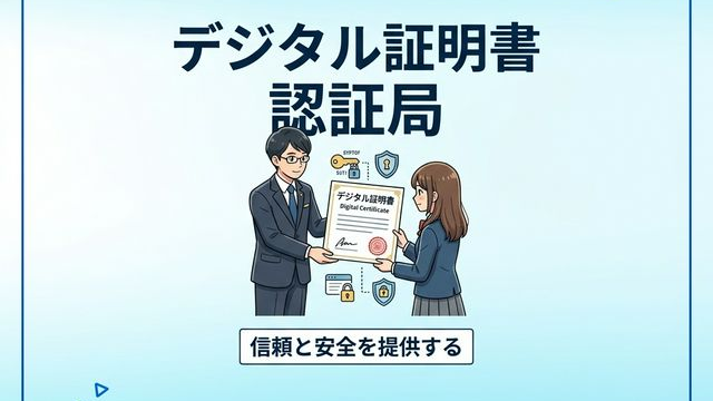デジタル証明書と認証局の役割